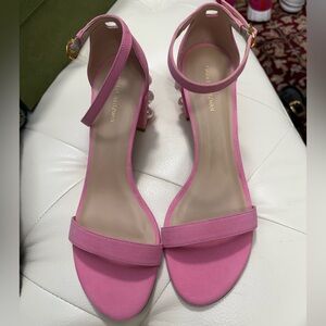 Size 9 Barbie pink- BNIB STUART WEITZMAN sandals